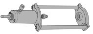 Klann Rámové tyče (pár), 350 mm 2293889 KL-0039-115