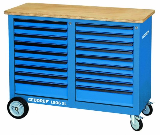GEDORE BLUE 1506 XL Pojízdný pracovní stůl s velkou šířkou 1506 XL 2810 2528096