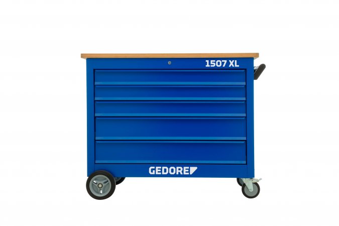 GEDORE BLUE 1507 XL Pojízdný dílenský stůl mimořádně širokých zásuvek 1507 XL 03200 3127788