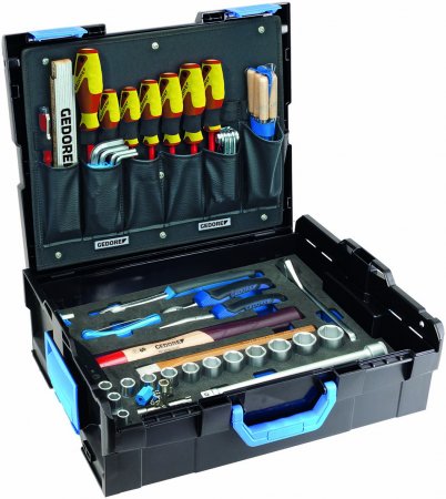 GEDORE BLUE 1100-01 Sada nástrojů HANDWERKER v kufru L-BOXX® 136, 58dílný 1100-01 2658194