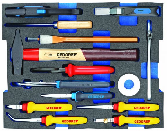 GEDORE BLUE 1100-02 Sortiment nástrojů ELEKTRIKER v kufříku L-BOXX® 136, 36dílná 1100 CT2-02 2936836