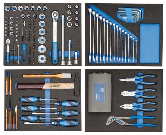 GEDORE BLUE TS-147 Sortiment nástrojů v modulech Check-Tool TS-147 2955997