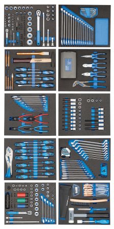 GEDORE BLUE TS-308 Sortiment nástrojů v modulech Check-Tool TS-308 2956535