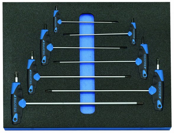 GEDORE BLUE 2005 CT2-2143 KTX Sada šestihranných nástrčkových klíčů v 2/4 modulu CT 2005 CT2-2143 KTX 2016567