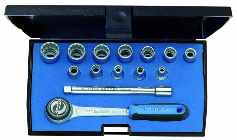 GEDORE BLUE D 20 DMU-3 Sada nástrčkových klíčů 1/4" 14 kusů D 20 DMU-3 1815598