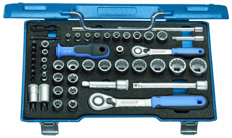 GEDORE BLUE D 30 TX20 U-20 Sada nástrčkových klíčů 3/8" + 1/4" 50 kusů D 30 TX20 U-20 2075695