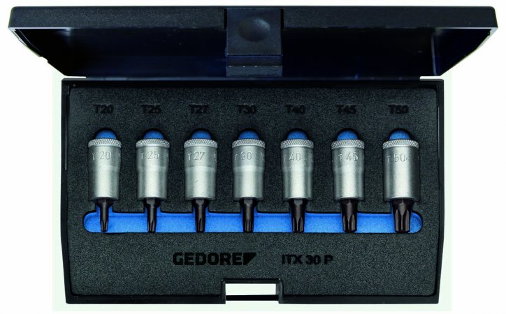 GEDORE BLUE ITX 30 PM Sada adaptér-bitů 3/8" 7 kusů ITX 30 PM 1509926