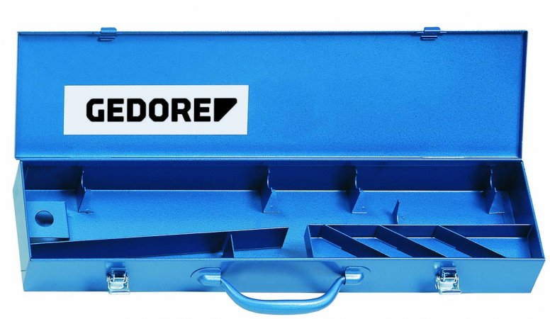 GEDORE BLUE xxxx-90 Plechový kufřík prázdný pro DREMOMETER A až F 8562-90 7621210