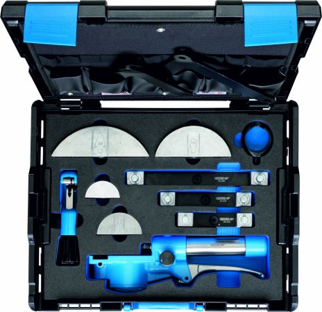 GEDORE BLUE 1100-2456 Sada pro manuální ohýbání trubek hydraulický pohon, zesílené provedení, v kufru L-BOXX® 136 1100-245681 2963558