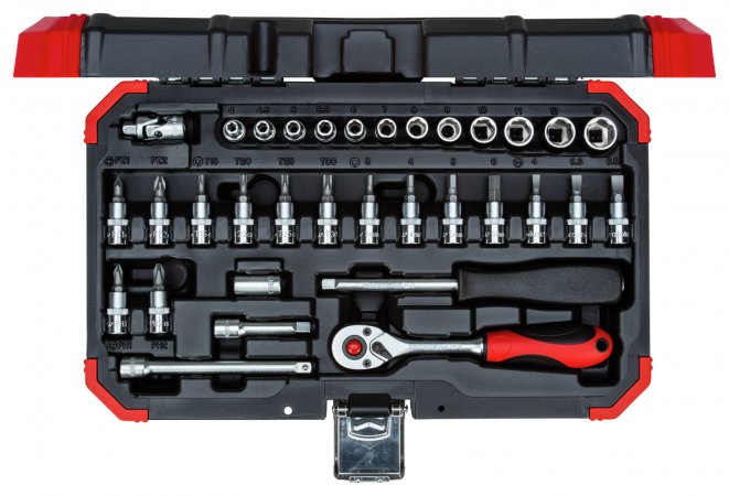 GEDORE RED R49003033 Sada nástrčných klíčů 1/4" 33 dílů R49003033 3300051