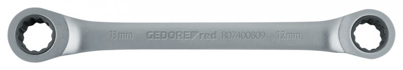GEDORE RED R0740xxxx Dvojitý očkový ráčnový klíč rovné provedení, metrický R07401213 3300894