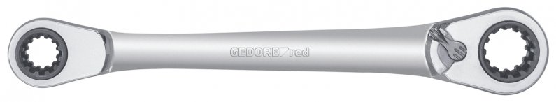 GEDORE RED R07501019 Dvojitý očkový ráčnový klíč 4 v 1 přepínatelný, metrický R07501019 3300899
