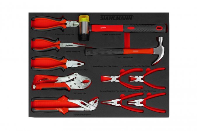 STAHLMANN professional tools ST 1285.H  montážní vozík HANDY  + 285 ks nářadí v pěnových organizérech ST 1285.H ST1285.H