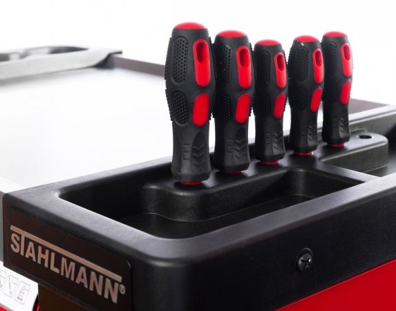 STAHLMANN professional tools ST 1285.H  montážní vozík HANDY  + 285 ks nářadí v pěnových organizérech ST 1285.H ST1285.H